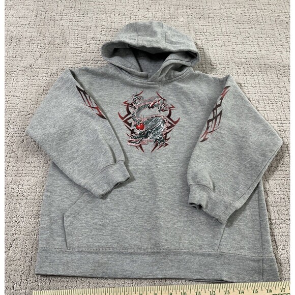 PHYS.SCi Physical Science Gray Dragon Hoodie Sweatshirt Youth size M (8) - Picture 1 of 11
